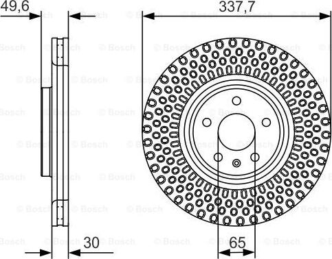 BOSCH 0 986 479 C90 - Тормозной диск avtokuzovplus.com.ua