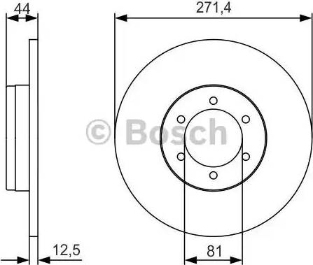 BOSCH 0 986 479 R03 - Тормозной диск autodnr.net