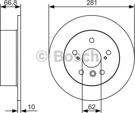 Alpha Brakes HTT-TY-059 - Гальмівний диск autocars.com.ua