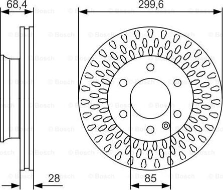 BOSCH 0 986 479 R78 - Тормозной диск avtokuzovplus.com.ua