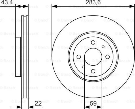 BOSCH 0 986 479 S01 - Тормозной диск avtokuzovplus.com.ua