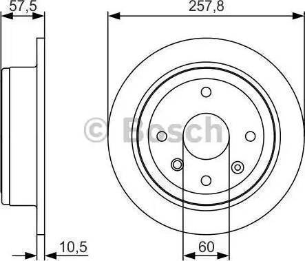 Parts-Mall PRC-012 - Тормозной диск avtokuzovplus.com.ua