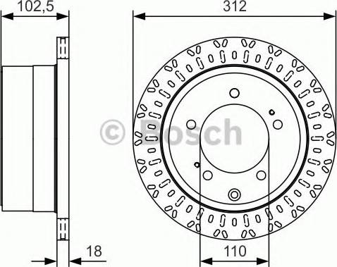 BOSCH 0 986 479 U25 - Тормозной диск autodnr.net