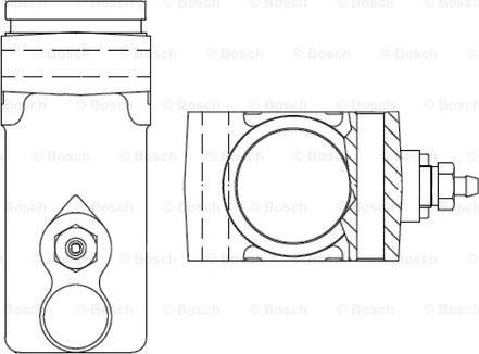 BOSCH 0 986 486 600 - Робочий циліндр, система зчеплення autocars.com.ua