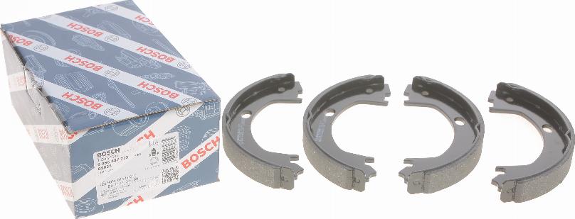 BOSCH 0 986 487 715 - Комплект гальм, ручник, парковка autocars.com.ua