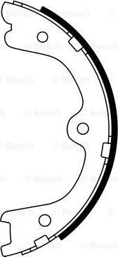 BOSCH 0 986 487 929 - Комплект тормозов, ручник, парковка avtokuzovplus.com.ua