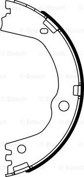 BOSCH 0 986 487 947 - Комплект тормозов, ручник, парковка avtokuzovplus.com.ua