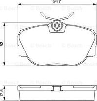 BOSCH 0 986 491 730 - Колодки тормозные дисковые autocars.com.ua