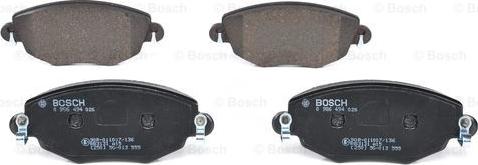 BOSCH 0 986 494 026 - Колодки тормозные autocars.com.ua