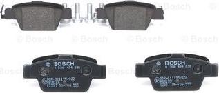 BOSCH 0 986 494 030 - Тормозные колодки, дисковые, комплект avtokuzovplus.com.ua