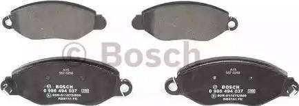 BOSCH 986424657 - Тормозные колодки, дисковые, комплект avtokuzovplus.com.ua