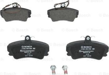 BOSCH 0 986 494 056 - Гальмівні колодки, дискові гальма autocars.com.ua