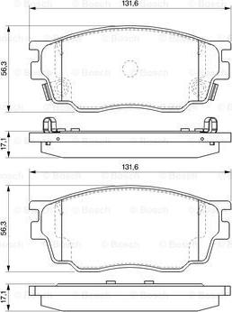 BOSCH 0 986 494 078 - Гальмівні колодки, дискові гальма autocars.com.ua