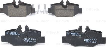 BOSCH 0 986 494 082 - Тормозные колодки, дисковые, комплект avtokuzovplus.com.ua