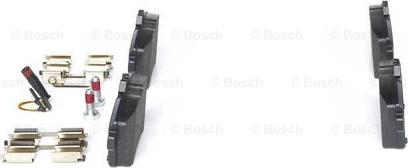 BOSCH 0 986 494 087 - Тормозные колодки, дисковые, комплект avtokuzovplus.com.ua