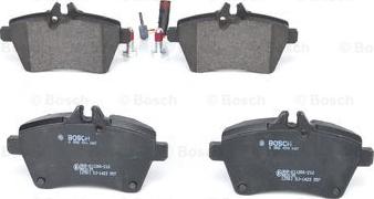 BOSCH 0 986 494 087 - Гальмівні колодки, дискові гальма autocars.com.ua