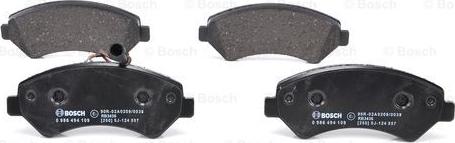 BOSCH 0 986 494 109 - Тормозные колодки, дисковые, комплект autodnr.net