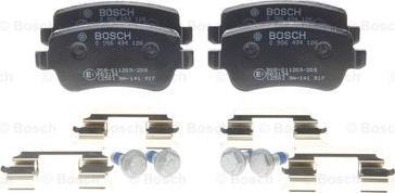 BOSCH 0 986 494 126 - Тормозные колодки, дисковые, комплект avtokuzovplus.com.ua