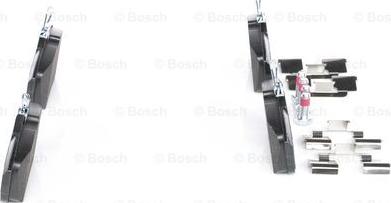 BOSCH 0 986 494 192 - Тормозные колодки, дисковые, комплект avtokuzovplus.com.ua