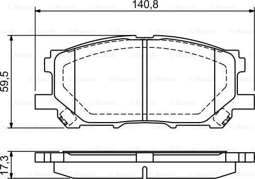 BOSCH 0 986 494 218 - Тормозные колодки, дисковые, комплект autodnr.net