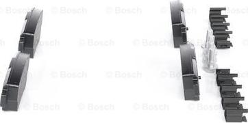 BOSCH 0 986 494 222 - Тормозные колодки, дисковые, комплект avtokuzovplus.com.ua