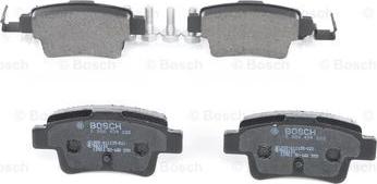 BOSCH 0 986 494 222 - Тормозные колодки, дисковые, комплект avtokuzovplus.com.ua