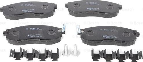 BOSCH 0 986 494 277 - Тормозные колодки, дисковые, комплект autodnr.net