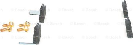 BOSCH 0 986 494 392 - Тормозные колодки, дисковые, комплект autodnr.net