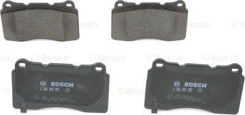 BOSCH 0 986 494 395 - Гальмівні колодки дискові передні Mitsubishi Lancer-Subaru Impreza-Opel Insignia 2.0-2.8 00- autocars.com.ua