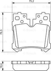 BOSCH 0 986 494 424 - Гальмівні колодки, дискові гальма autocars.com.ua