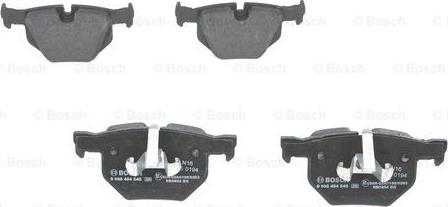 BOSCH 0 986 494 540 - Тормозные колодки, дисковые, комплект avtokuzovplus.com.ua