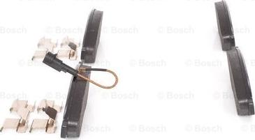 BOSCH 0 986 494 581 - Тормозные колодки, дисковые, комплект autodnr.net