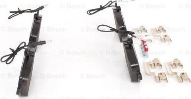 BOSCH 0 986 494 585 - Тормозные колодки, дисковые, комплект avtokuzovplus.com.ua