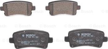 BOSCH 0 986 494 586 - Тормозные колодки, дисковые, комплект avtokuzovplus.com.ua