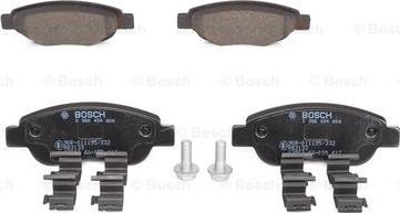 BOSCH 0 986 494 606 - Тормозные колодки, дисковые, комплект avtokuzovplus.com.ua