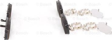 BOSCH 0 986 494 608 - Тормозные колодки, дисковые, комплект autodnr.net