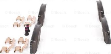 BOSCH 0 986 494 612 - Гальмівні колодки, дискові гальма autocars.com.ua