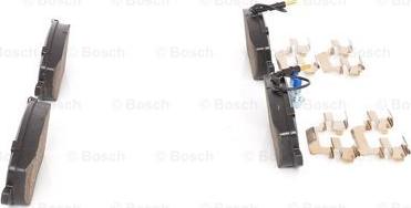 BOSCH 0 986 494 615 - Тормозные колодки, дисковые, комплект avtokuzovplus.com.ua