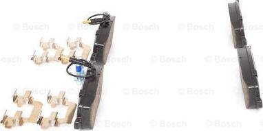 BOSCH 0 986 494 615 - Тормозные колодки, дисковые, комплект avtokuzovplus.com.ua