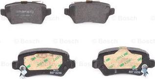 BOSCH 0 986 494 654 - Тормозные колодки, дисковые, комплект autodnr.net