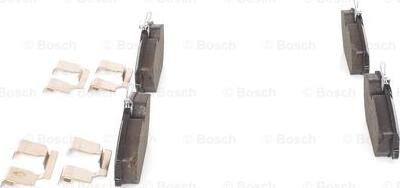 BOSCH 0 986 494 656 - Тормозные колодки, дисковые, комплект avtokuzovplus.com.ua