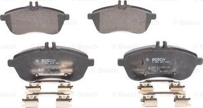 BOSCH 0 986 494 667 - Тормозные колодки, дисковые, комплект autodnr.net