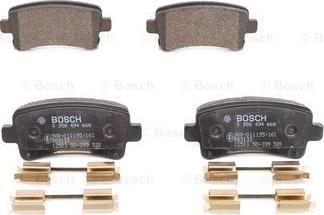 BOSCH 0 986 494 668 - ДИСКОВІ КОЛОДКИ autocars.com.ua