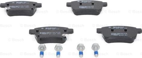 BOSCH 0 986 494 747 - Тормозные колодки, дисковые, комплект autodnr.net