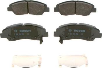 BOSCH 0 986 494 760 - Гальмівні колодки, дискові гальма autocars.com.ua