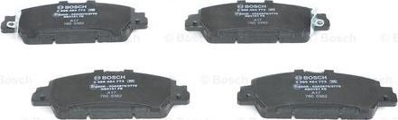 BOSCH 0 986 494 773 - Тормозные колодки, дисковые, комплект avtokuzovplus.com.ua