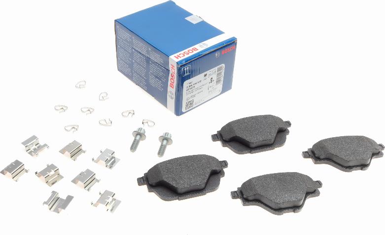 BOSCH 0 986 494 805 - Тормозные колодки, дисковые, комплект autodnr.net