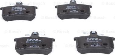 BOSCH 0 986 494 846 - Тормозные колодки, дисковые, комплект autodnr.net