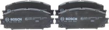 BOSCH 0 986 494 886 - Тормозные колодки, дисковые, комплект avtokuzovplus.com.ua