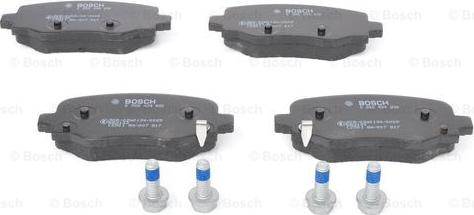 BOSCH 0 986 494 930 - Тормозные колодки, дисковые, комплект autodnr.net